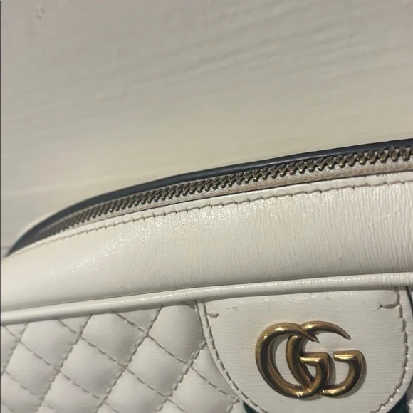 Gucci White Ophidia Quilted Crossbody Bag - Picture 9 of 10
